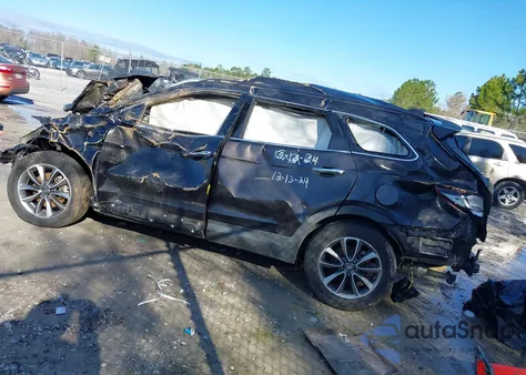 2017 Hyundai Santa Fe Se из США, поврежденный, VIN KM8SM4HF7HU181546